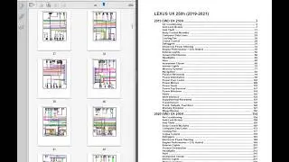 Lexus UX 250h 2019 to 2021 - Electrical Wiring Diagrams - Electrical Circuits