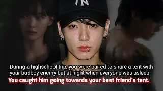 During a highschool trip, you were paired to share a tent with your badboy enemy but at night when-