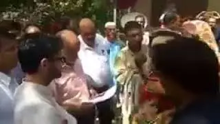 SSP Crime Branch Javed Kaul's meet with mother/sisters of 9-year-old Umer Farooq . #JKNO