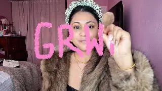 GRWM | *on screen writing trend* FULL face routine & product breakdown