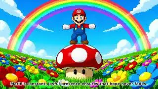 Super Mario's Journey - SNES Graphics Animation (VideoInu AI Generates Jumpman's History)