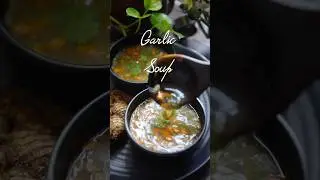 Garlic Soup 🥣 || Cold & Cough remedy || Easy recipe #shorts #food #youtubeshorts #easyrecipe #chef