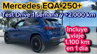 Test Drive 2.074 km en una semana con Mercedes EQA 250+ #TestDrive