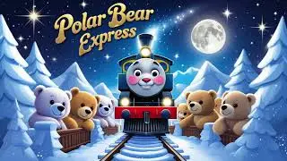 The Polar Bear Express |Calming Bedtime Stories For Toddlers With Baby Sleep Music @CartoonBook-13