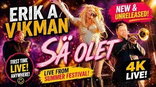 Erika Vikman - S&auml; Olet (uusi julkaisematon biisi) (4K)