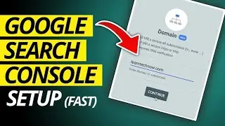 Google Search Console Setup (How to Add a Domain to GSC)