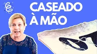 Ponto Caseado - Como Fazer Apliquê e Ponto Caseado a Mão Super Fácil! | DRICA TV