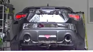 BRZ openflash uel exhaust with invidia cat-back