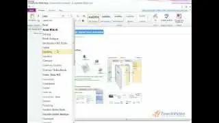 Доступ к записям через веб-приложение OneNote 2010