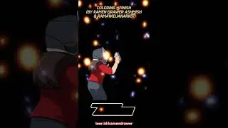 Drawing Kamen Drawer Ashmish Hitting The Screen Animation (Memelapse)