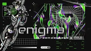 Enigma, Neon Twitch Layout : Hypebeast Stream Package