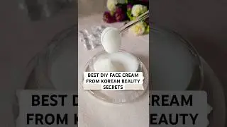 DIY KOREAN RICE CREAM FOR GLOWING SKIN. #koreanskincare #ricecream #glassskin