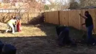 Ben for Ecuador: Leaf Bagging Competition Part 2