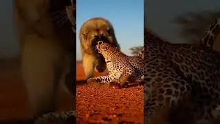 Giant Dog vs Leopard: The Shocking Moment Predator Meets Protector