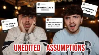 QUICK FIRE ASSUMPTIONS *completely unedited*