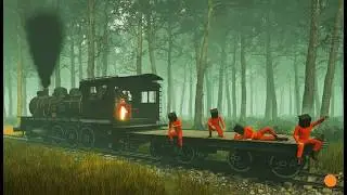 NEW SURVIVAL GAME! Base Building + Survival Crafting ON A TRAIN Escaping As Prisoners....