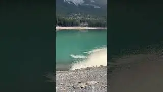 Skimming rocks in Kananaskis #banff #kananaskis #alberta #sunset #canadianrockies