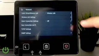 CANON i-SENSYS MF657Cdw &ndash; How to Select Wired or Wireless LAN