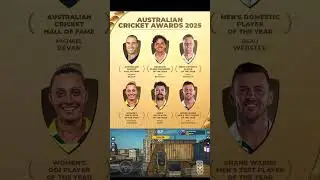 Australian Cricket Awards 2025#shorts#australia#ipl#t20#awards#cricketshorts#indvsaus#ytshort