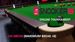 Snooker 19 Online Tournament - 155 Break (Maximum Break +8) (PS5)