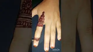 Very 🥰easy finger mehndi design#mehndi #henna #mehmdi#hennadesign #fingerstyle