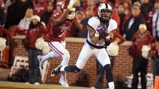 KOLBY LISTENBEE WR #7 TCU Horned Frogs vs Oklahoma