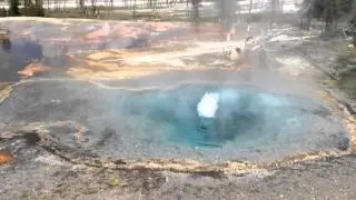 Yellowstone Hot Springs Pool Bubbling
