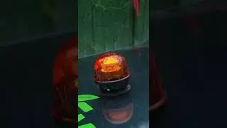 AgriEyes W08B Classic Amber Wireless Magnetic Rotating Beacon light#warninglights #strobelight