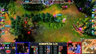 SK Gaming vs Against All Authority LCS 2013 Season 3 EU W6D2 FULL GAME