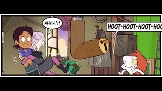 Amity why was MR HOOTY scared? 😱(The owl house comics) Lumity