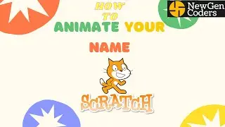 Scratch tutorial:  Beginners: How to animate your name in scratch 3.0