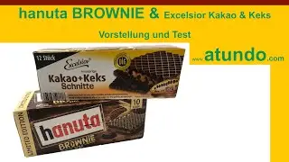 hanuta Brownie & Excelsior Kakao Keks Schnitte Vorstellung und Test