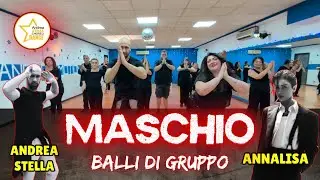MASCHIO | ANNALISA | Balli Di Gruppo |+TUTORIAL - BALLO SPALLE | Coreografia-ANDREA STELLA| Estate25