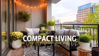 Chic City Apartment Tour with CB2  Sleek Minimalist Decor for Compact Living