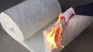 Fire Test Of Ceramic Fiber Blanket
