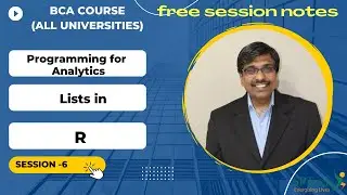 Programming for Analytics - Lists in R