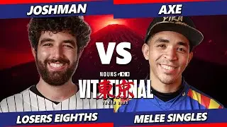 Nounsvitational 2025 TOP 8 - Joshman (Fox) Vs. Axe (Pikachu) Smash Melee - SSBM