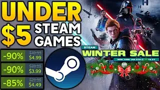 STEAM WINTER SALE 2025 - 15 GREAT PC Game Deals UNDER $5!