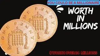 THE MOST EXPENSIVE UK ONE PENNY 1995 COIN WORTH/THIS COIN MAKE YOU MILLIONAIRES.