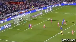 Messi deadly rocket crossbar vs atletico madrid🔥.........throwback
