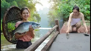 Green Life: Restoring the Farm After Heavy Rain & Harvesting Fish in the Swamp to Sell at the Market