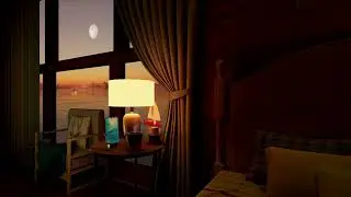 Tranquil Ambience and Panda Dung Tea A Cozy Hut Vacation Morning, healing meditation