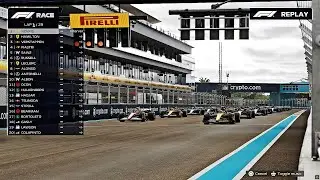 Lando Norris Creates Total Chaos on Track 16 - Miami Grand Prix 2025