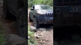 Jeep Cherokee KLTrailHawk і карпатські шляхи #jeep #jeeplife #ujc #ukraine #jeepcherokee #trailhawk