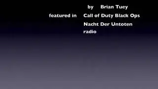 UHF Call of Duty: Black Ops - Nacht radio nazi zombies Brian Tuey
