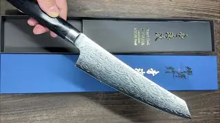 Sakai Takayuki SEIGAIHA Grand Chef Damascus Kengata-Gyuto Knife 190mm [45 Layered Damascus]