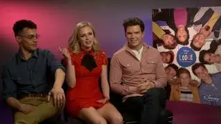 The Lodge S2 interview - Sophie Simnett (Skye), Joshua Sinclair-Evans (Josh) & Luke Newton (Ben)