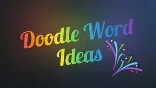 Doodle Words I Doodle Art I Easy Doodling I Doodles for beginners I Doodle ideas I Easy Doodle Art