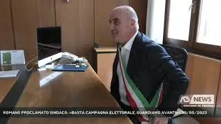ROMANO PROCLAMATO SINDACO: «BASTA CAMPAGNA ELETTORALE, GUARDIAMO AVANTI» | 30/05/2023