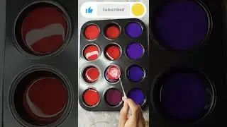 Can You Guess This Color? 🔴 + 🟣 #ColorMixing #Satisfying #art #colorblending #creative#usa#usashorts
